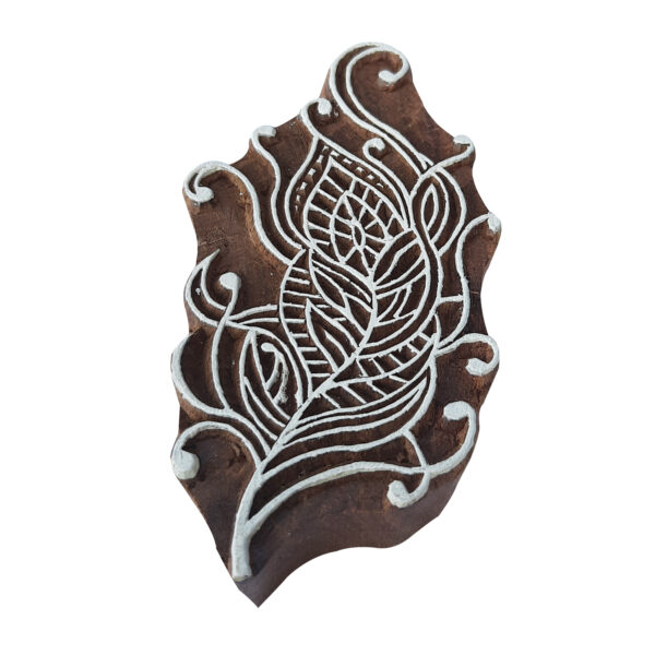 Floral Big Wooden Stamp